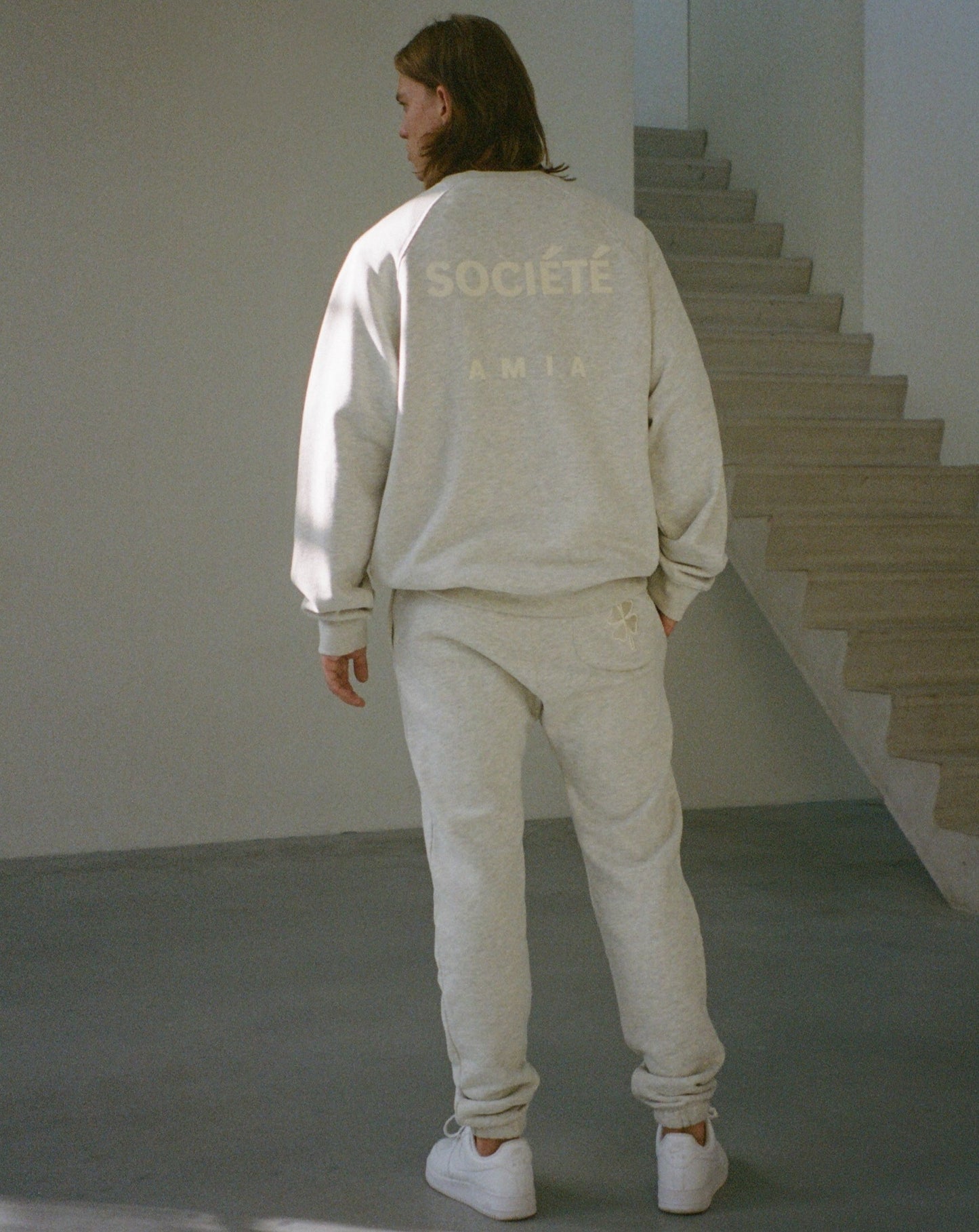 AMIA Société Jogger - Grey Melange