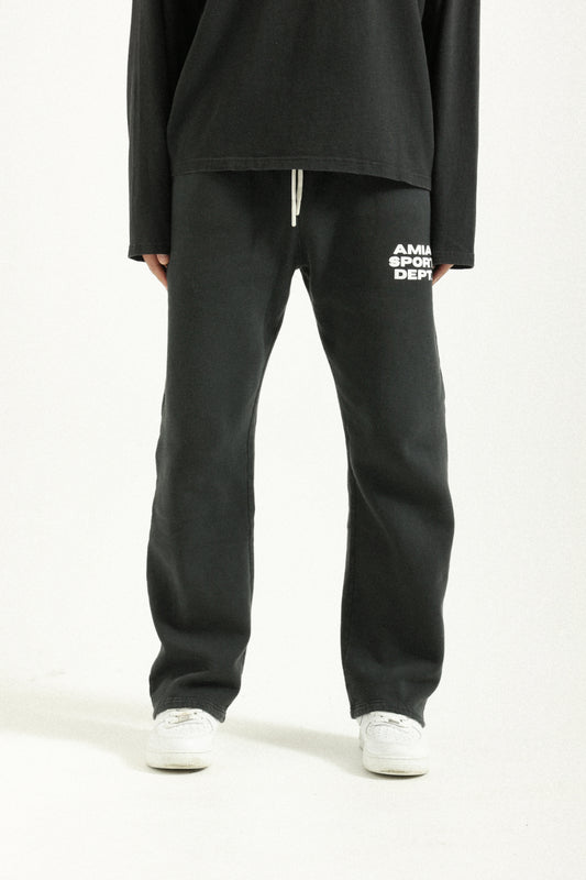 AMIA SPORT DEPT. FLAIR JOGGER - WASHED BLACK